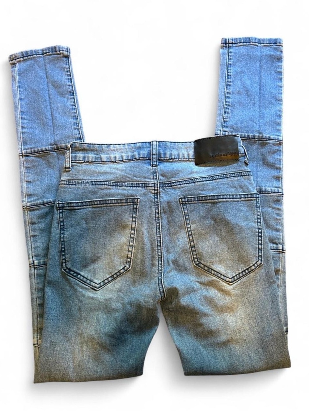 Boohoo Light Blue Skinny Distressed Jeans - Picture 5 of 7